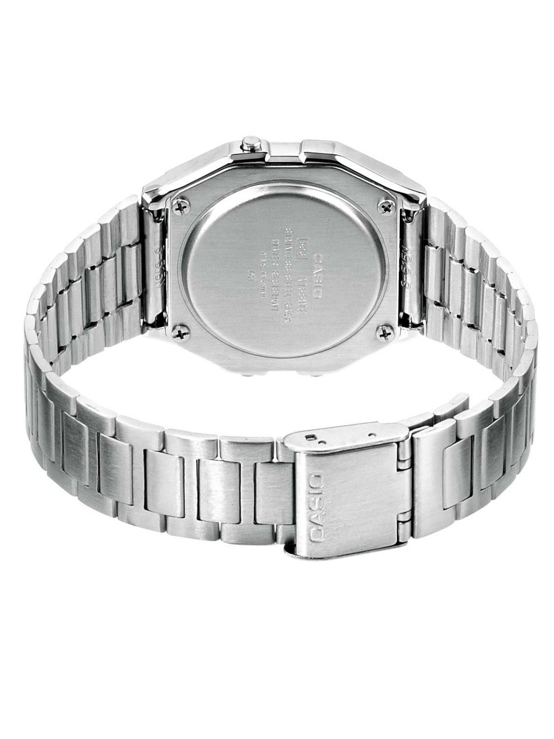 Casio Vintage A158 Argenté A158WEA-1EF – vue du fond de boîtier