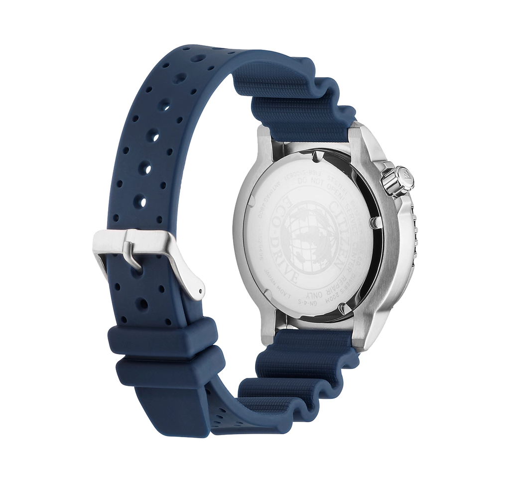 Citizen Promaster Dive Eco-Drive BN0151-17L – vue du fond de boîtier
