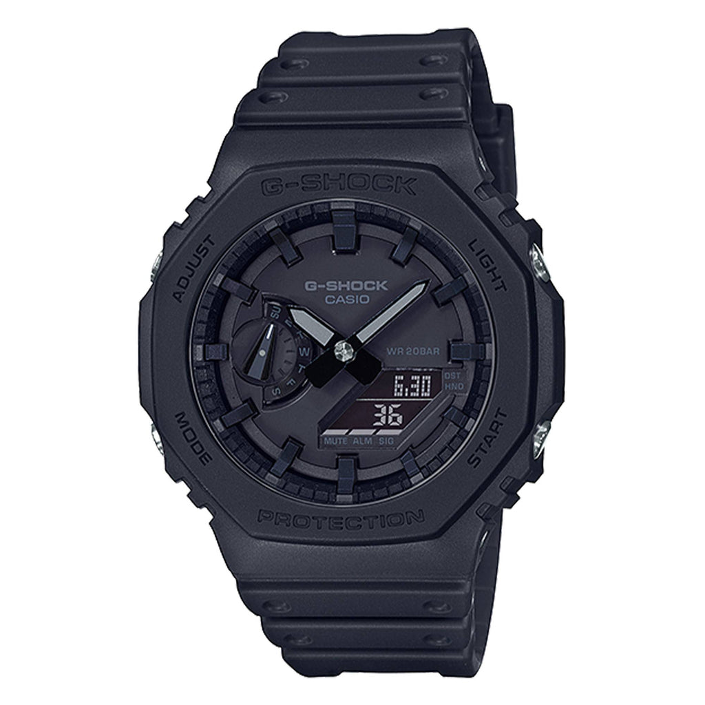 Casio G-Shock GA-2100 Carbon Core GA-2100-1A1ER – vue de face