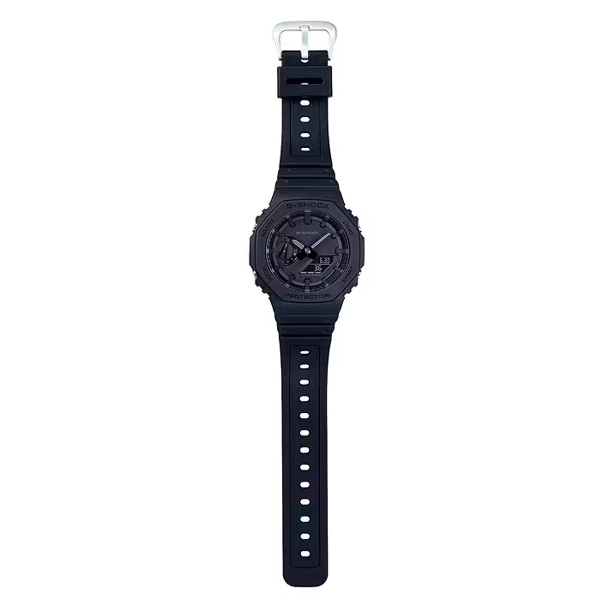 Casio G-Shock GA-2100 Carbon Core GA-2100-1A1ER – vue du bracelet en entier