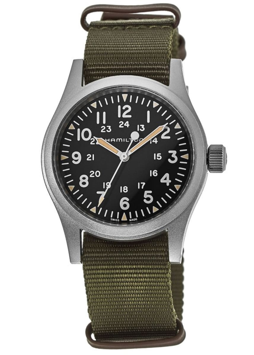 Hamilton Khaki Field Mechanical 38 H69439931 – vue de face