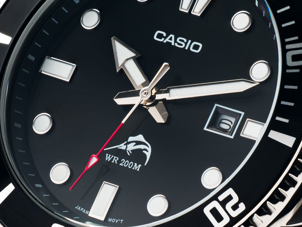 Casio Duro Diver MDV-106 MDV-106-1AVEF – détail du cadran