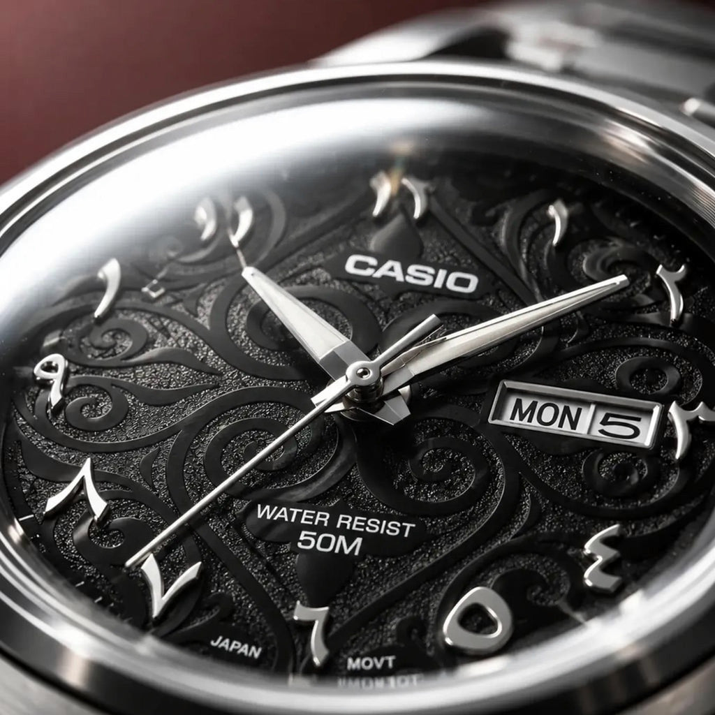 Casio MTP-E735AR-1AV – détail du cadran