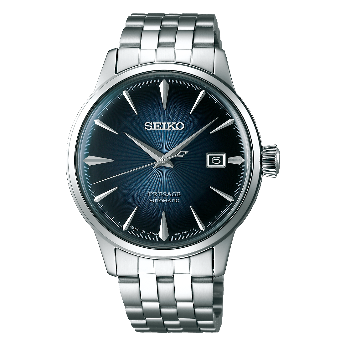 Seiko Presage Cocktail Time "Blue Moon" SRPB41J1 – vue de face