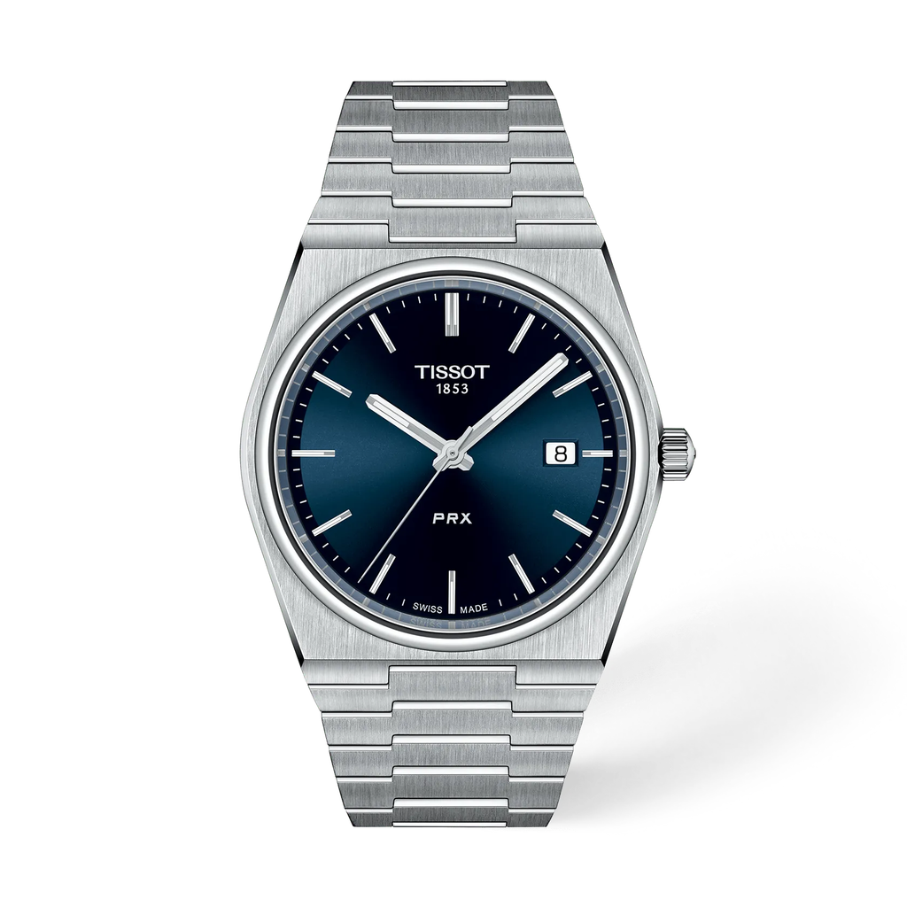 Tissot PRX 40 205 Bleue T137.410.11.041.00 – vue de face
