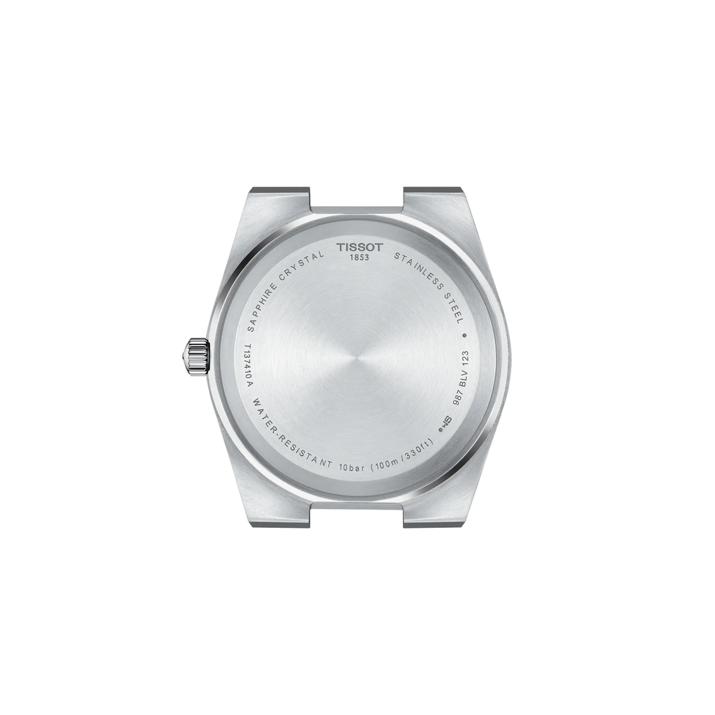 Tissot PRX 40 205 Bleue T137.410.11.041.00 – vue du fond de boîtier