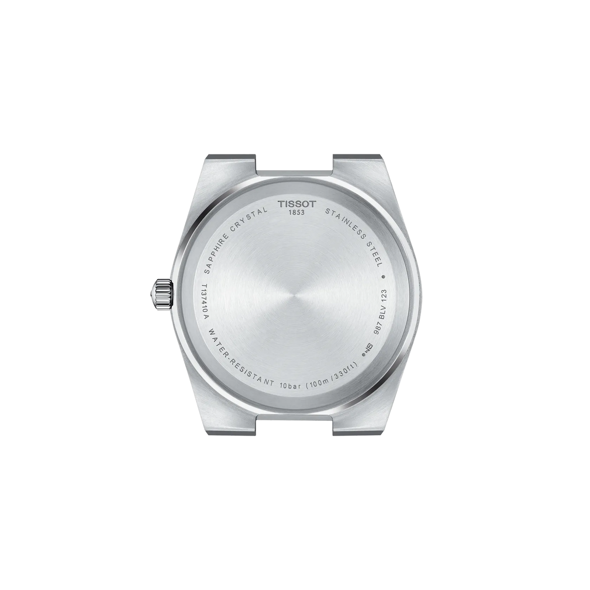 Tissot PRX 40 205 Bleue T137.410.11.041.00 – vue du fond de boîtier