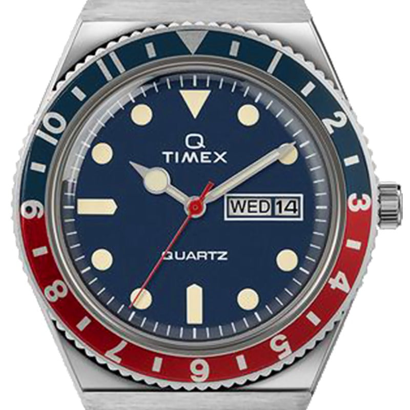 Timex Q Timex Reissue "Pepsi" TW2T80700 – détail du cadran